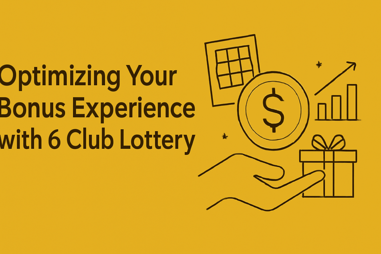 6 Club Lottery Account Security Best Practices themed visual illustration.