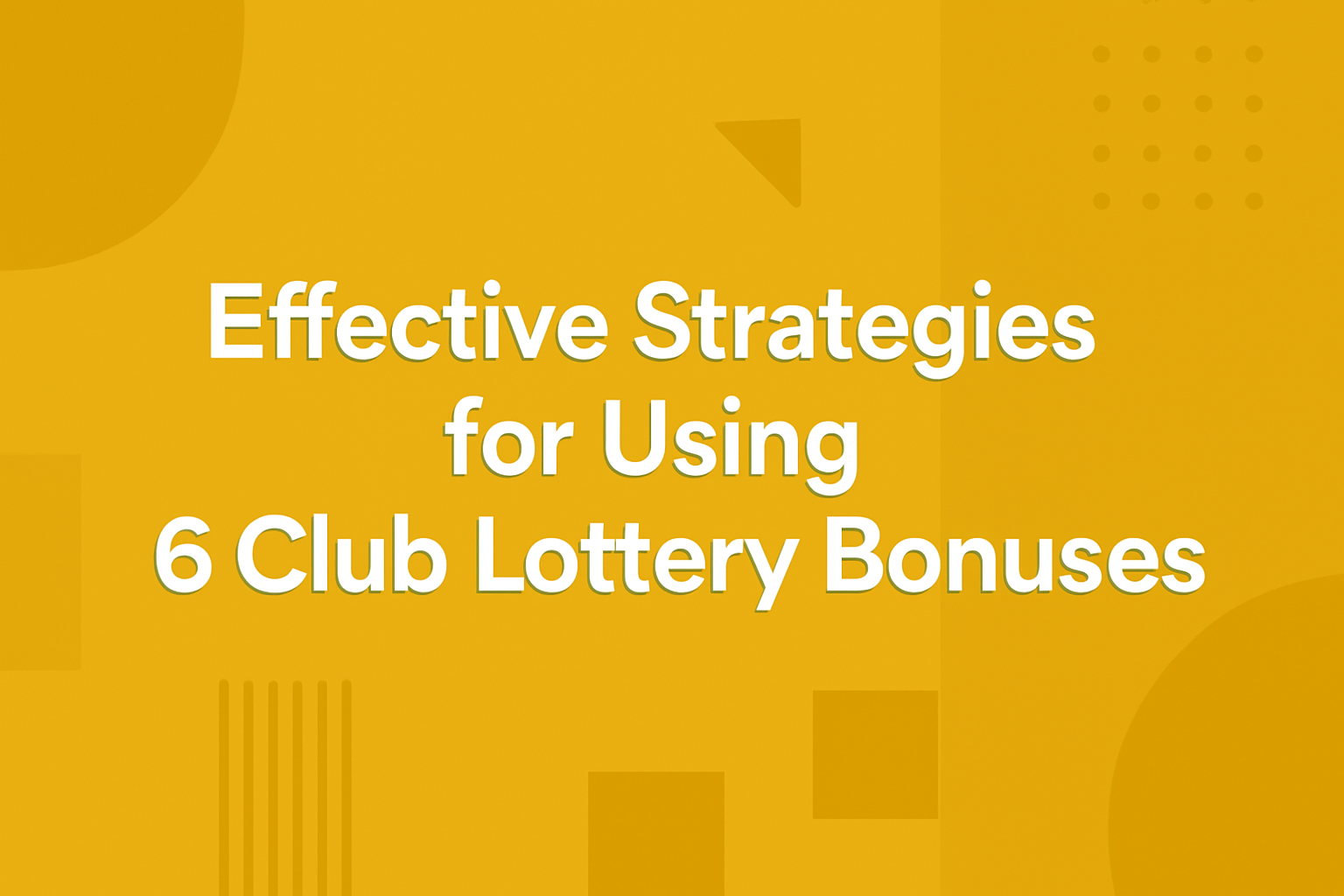 An informational graphic showcasing the 6 Club Lottery resources, highlighting features and support options.