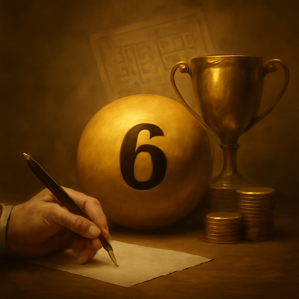 Illustration detailing account security practices for 6 Club Lottery.