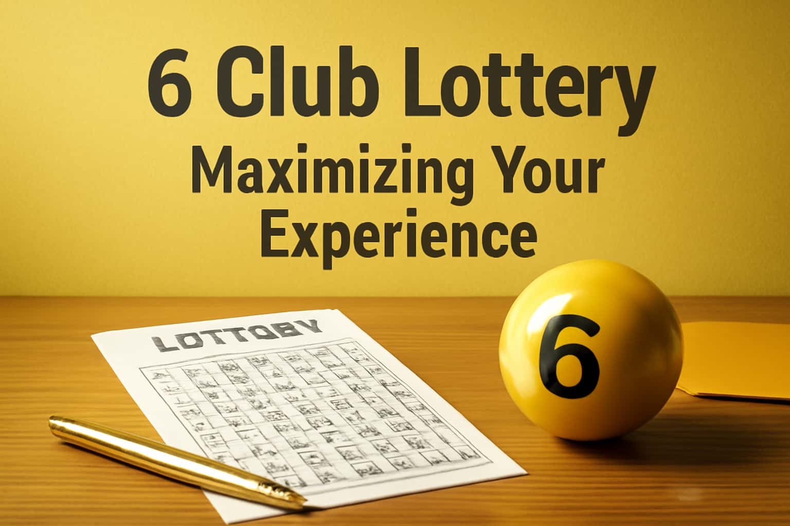 An informational graphic about enhancing your 6 Club Lottery experience.