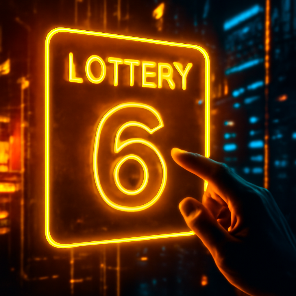 Illustration detailing account security practices for 6 Club Lottery.