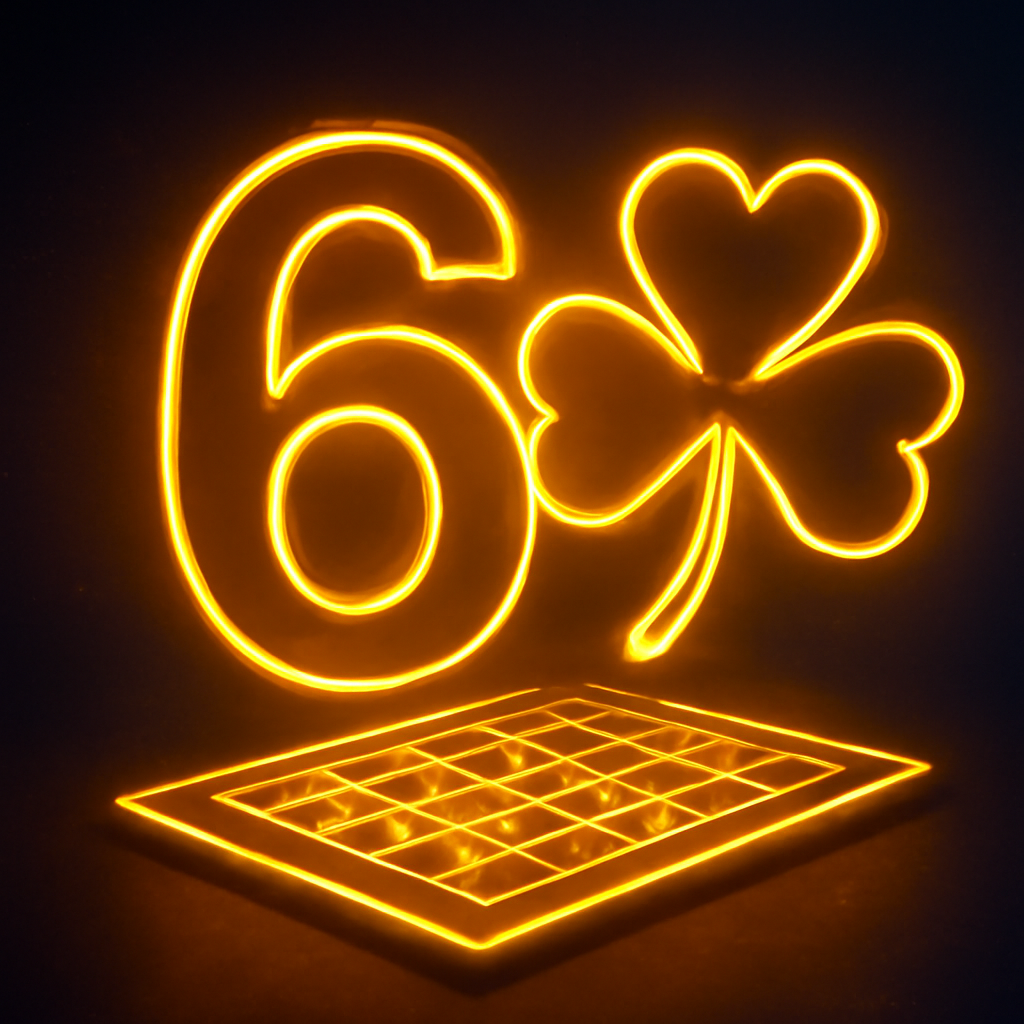 Icon representing account security for 6 Club Lottery.