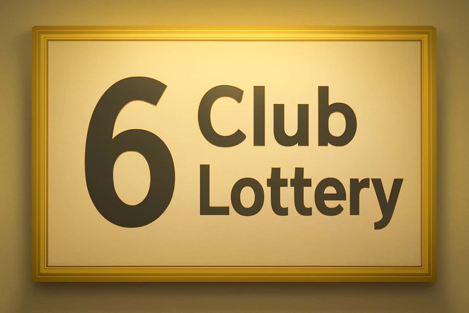 An informative visual representation of the latest updates for the 6 Club Lottery.